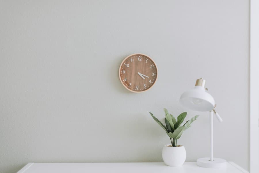 Walnut Wall Clock
